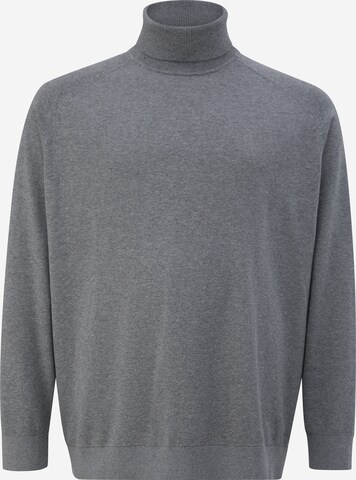 s.Oliver Men Big Sizes Sweater in Grey: front