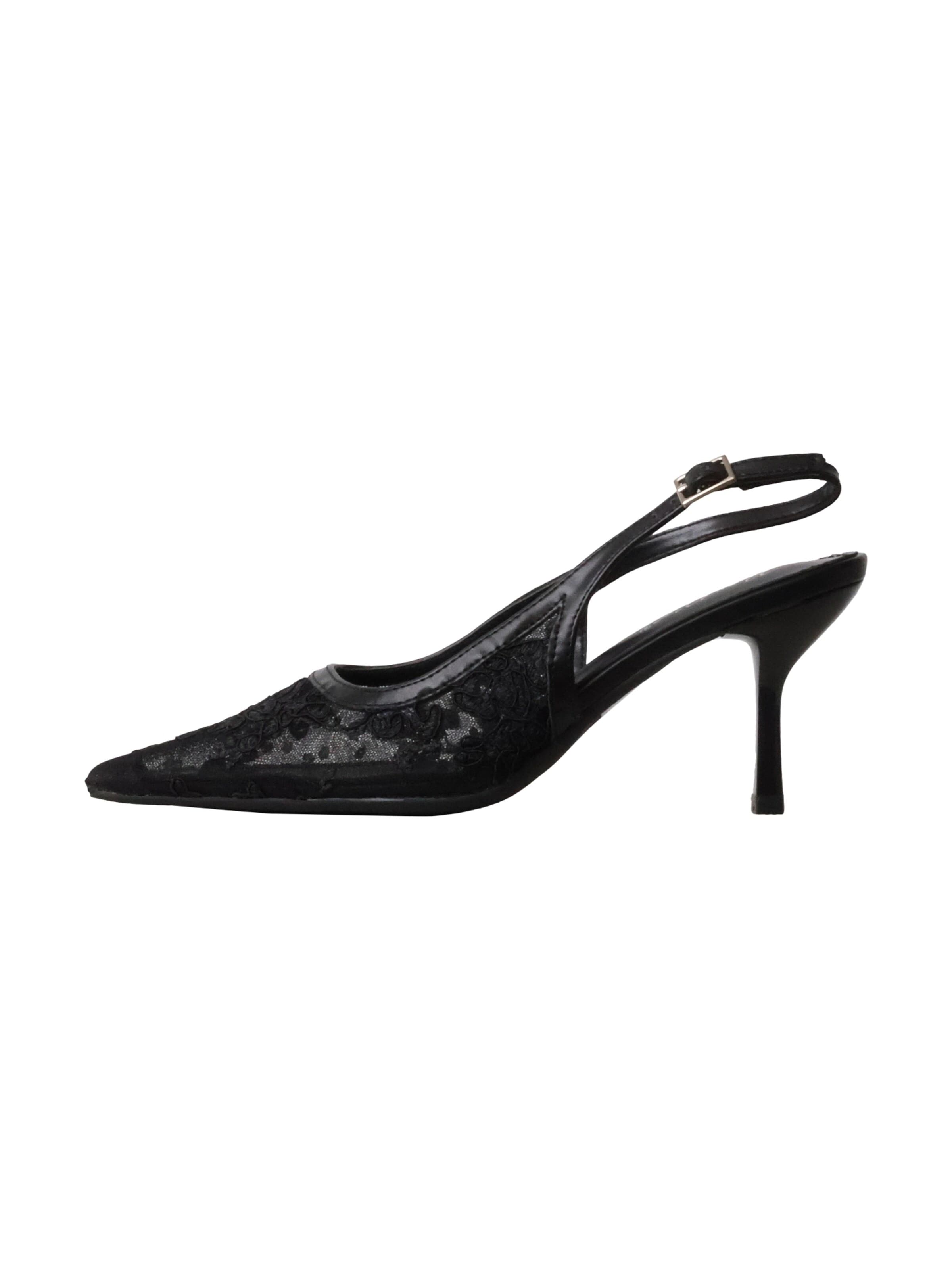 Super Mode Pumps 'Pumps mit Absatz von R and BE' in Zwart: voorkant