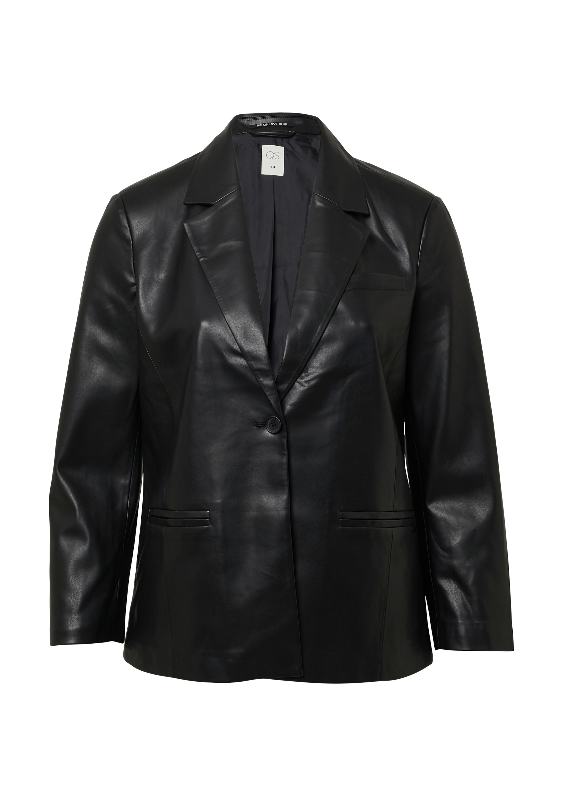 QS Blazers in Zwart: voorkant