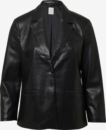 Blazer QS en noir : devant