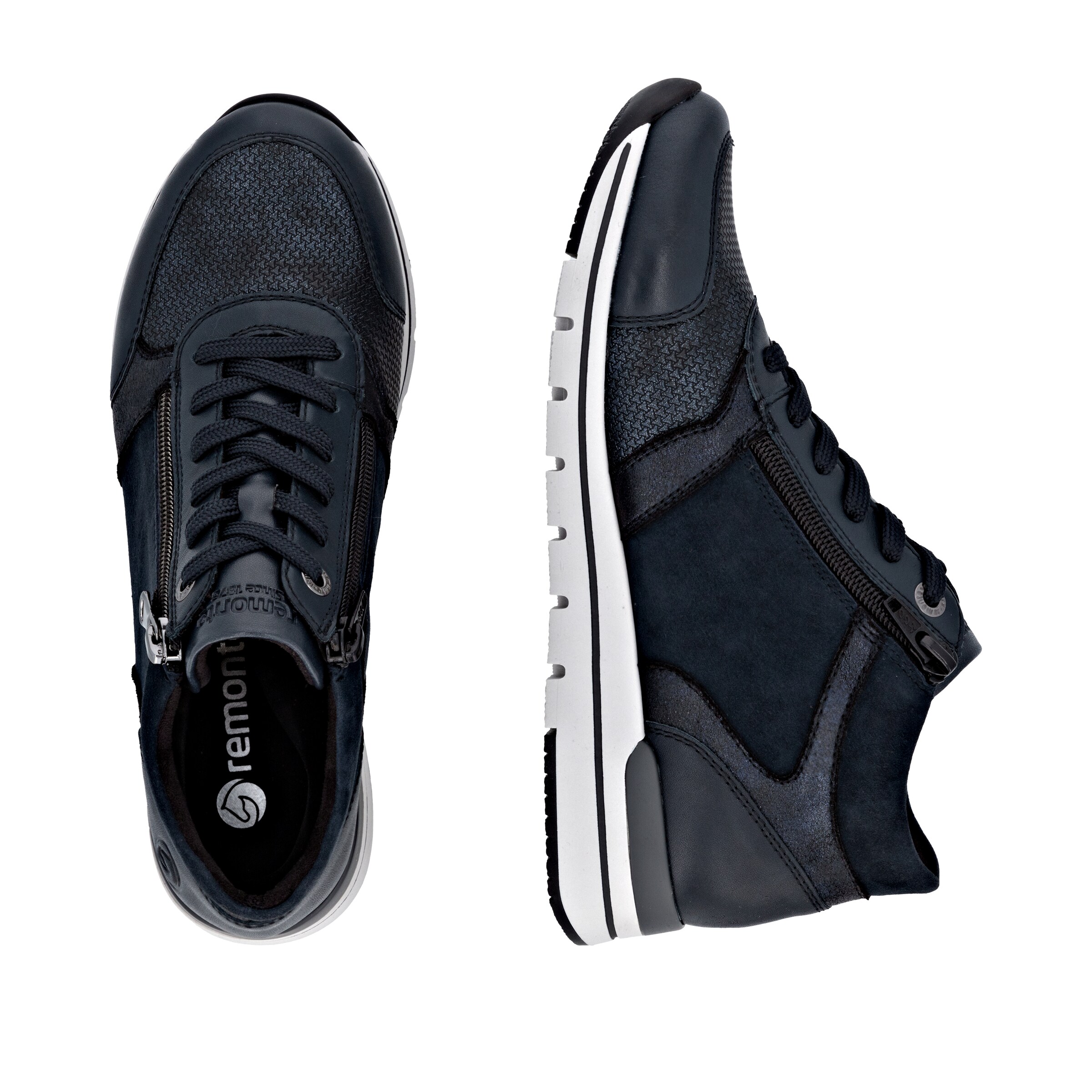 REMONTE Lace-up bootie in Blue