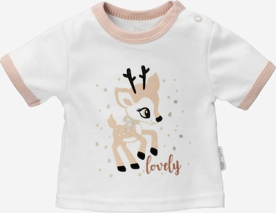 Baby Sweets T-Shirt ' Lovely Deer ' en beige / marron / noir / blanc, Vue avec produit