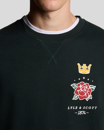 Lyle & Scott Sweatshirt 'Rose and Crown' in Blauw