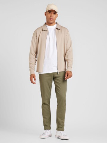 JACK & JONES Slimfit Chinosy 'JJIMARCO JJDAVE' w kolorze zielony
