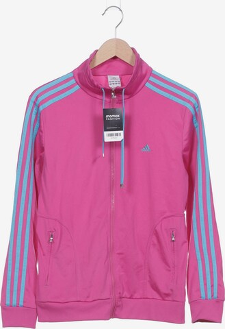 ADIDAS PERFORMANCE Sweatshirt & Zip-Up Hoodie in XL in Pink: front