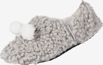 camano Hausschuh in Grau: Vorderseite