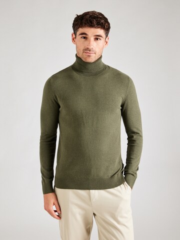 Pull-over JJ Rebel en vert : devant