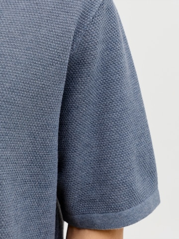 Vestes en maille 'JJCHRIS' JACK & JONES en bleu