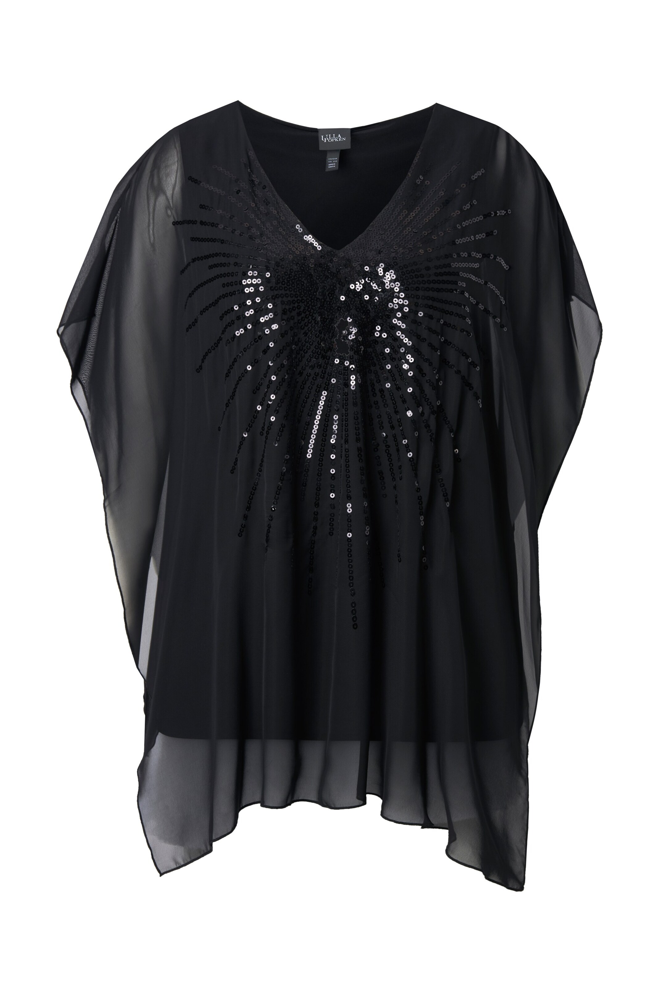 Ulla Popken Blouse in Black: front