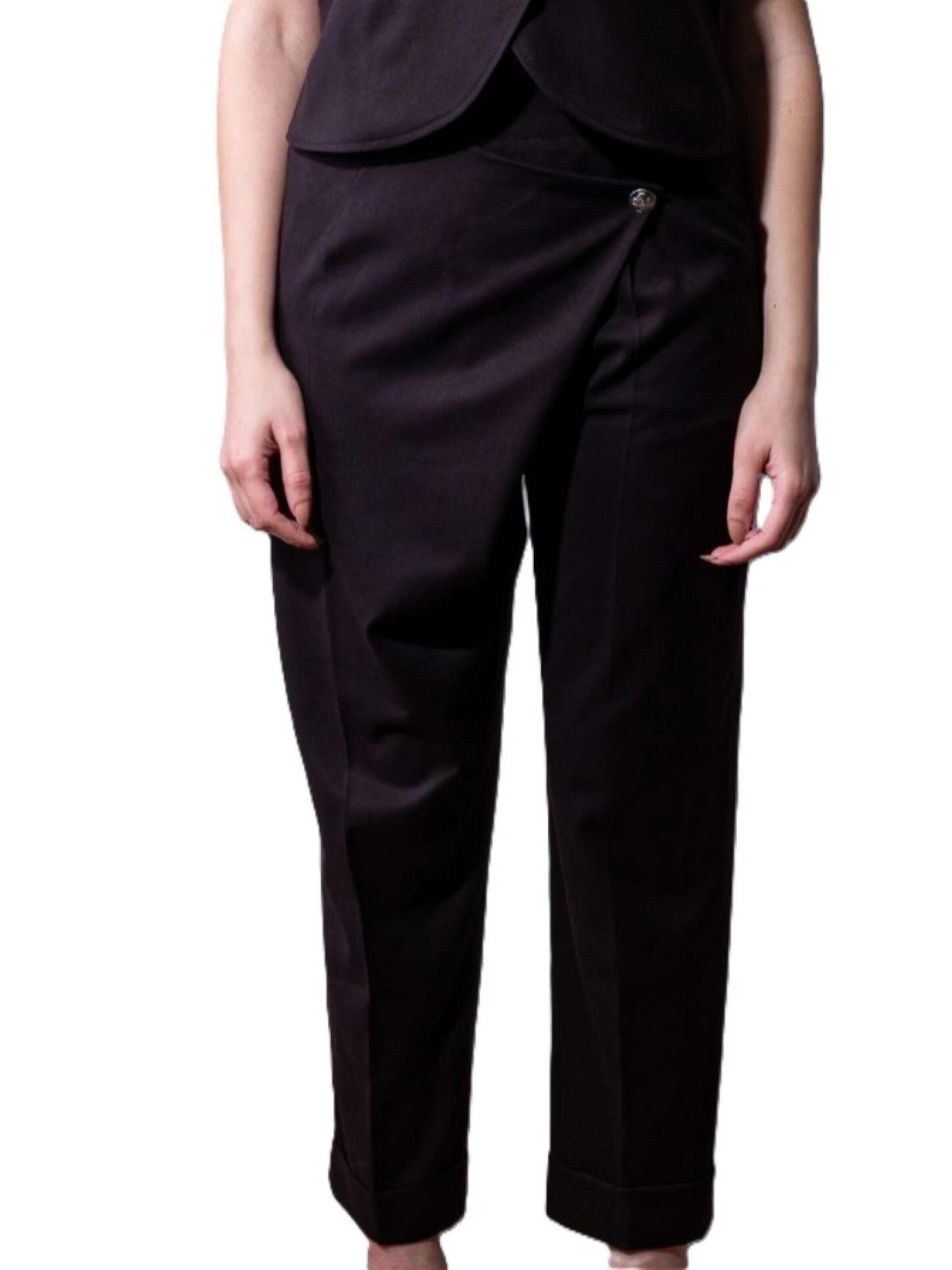 Regular Pantalon BIBI SAKALIEVA en noir
