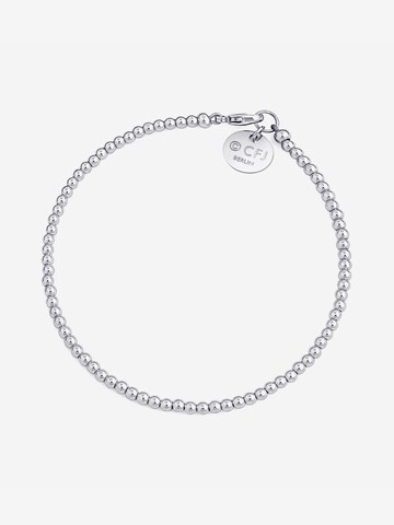 CLASSYANDFABULOUS Jewelry Armband 'Kugelarmband 2,5mm 14k Gold filled/ 14k Roségold filled/ 925 Sterling Silber'‌‌‌ in Silber: Vorderseite