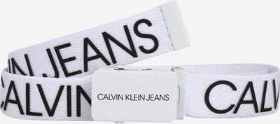 Calvin Klein Jeans Gürtel in schwarz / weiß, Produktansicht