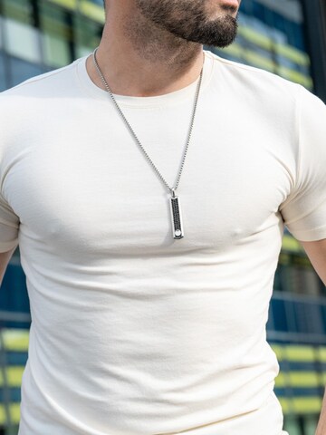 GT Collection Pendant 'Black Zircon' in Silver