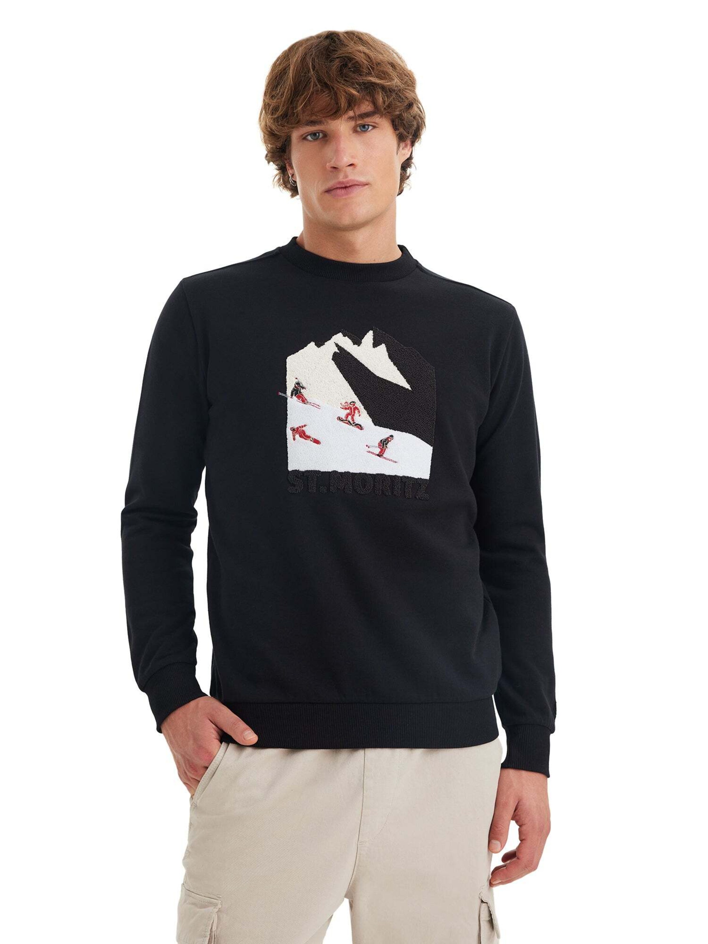 Sweat-shirt 'Destination' WESTMARK LONDON en noir : devant