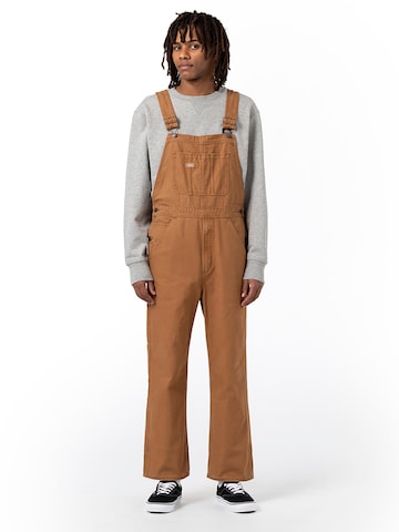 regular Pantaloni con pettorina 'Duck' di DICKIES in marrone: frontale