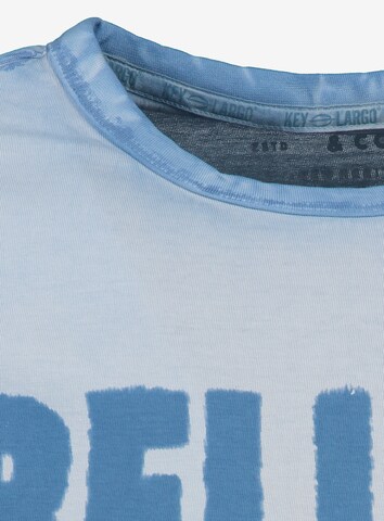 Key Largo T-shirt 'MT CREATE' i blå