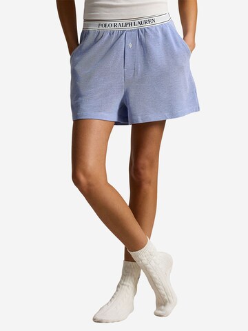 Polo Ralph Lauren Shorts ' Knit Oxford ' in Blau: Vorderseite