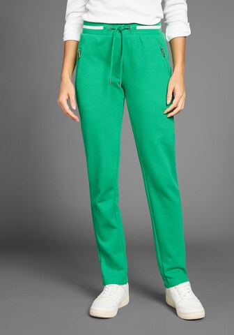 KangaROOS Slim fit Pants in Green: front