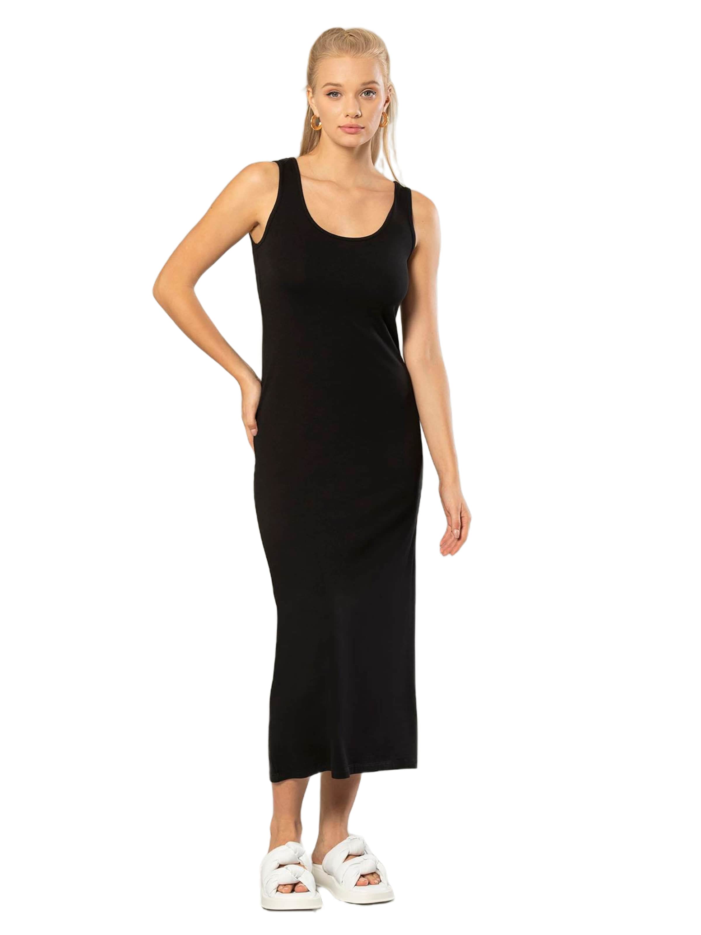 Robe Erdem en noir : devant