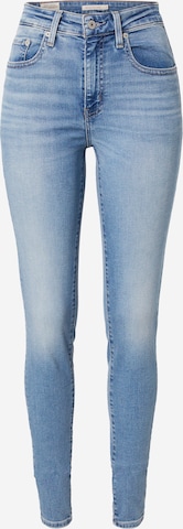 LEVI'S Jeans '721 HIGH RISE SKINNY GREYS' in Blauw: voorkant