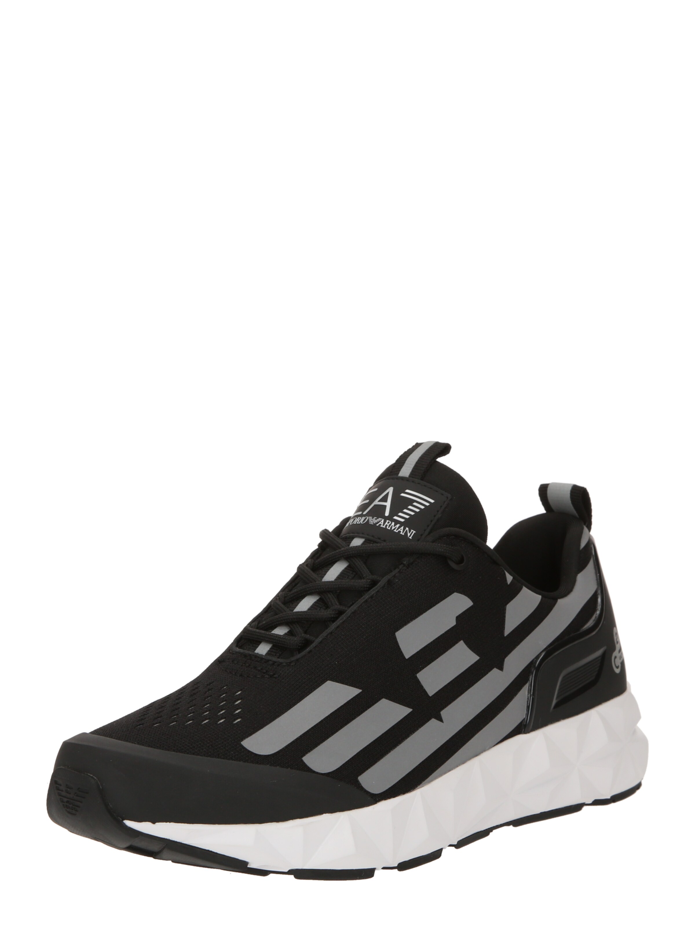 Sneaker bassa 'Ultimate C2 Kombat' di EA7 Emporio Armani in nero: frontale