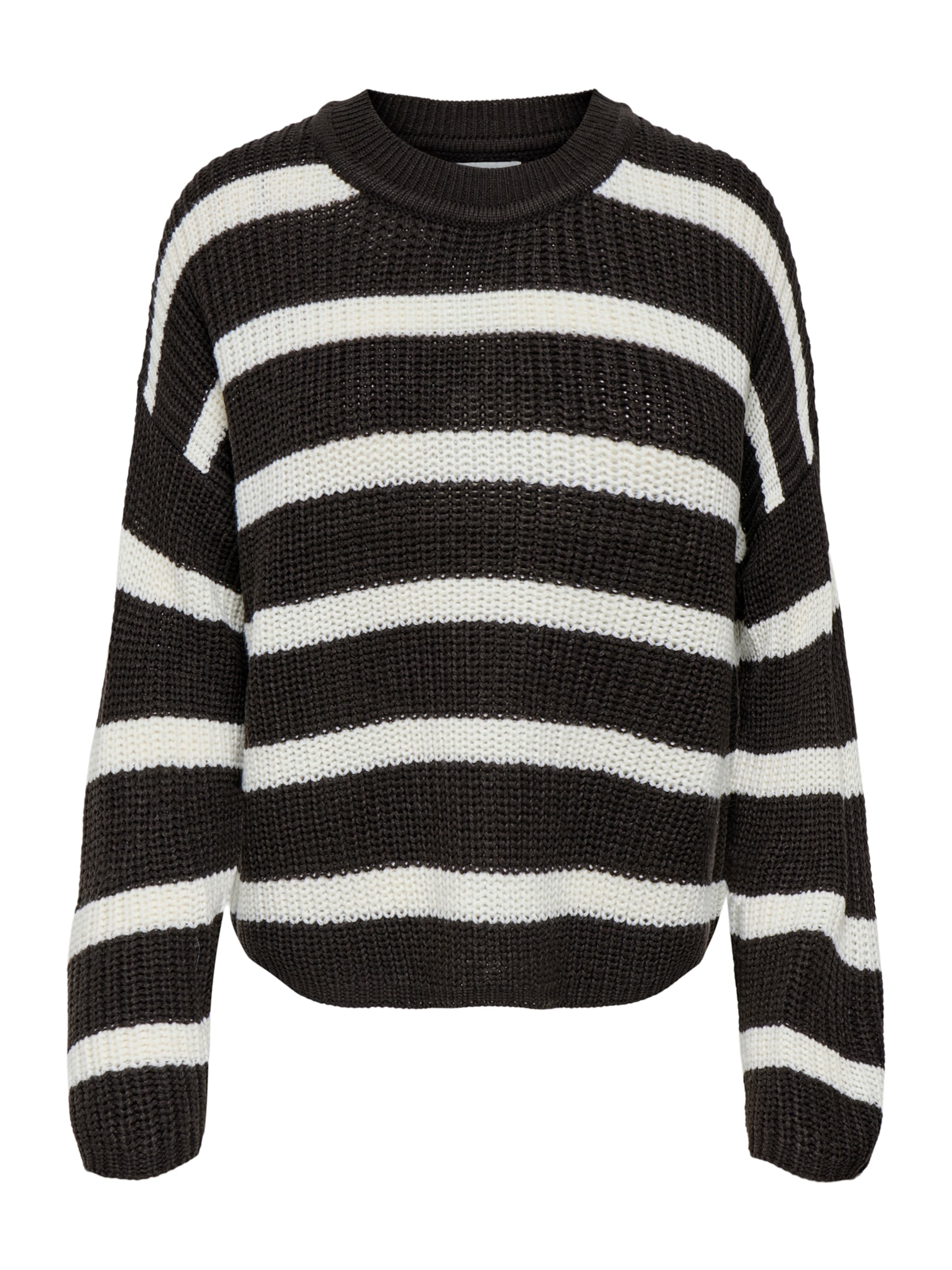 JDY Oversized Sweater 'JDYJUSTY' in Brown: front