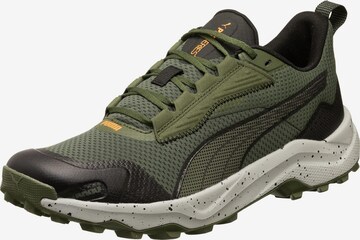 Chaussure de course 'Obstruct' PUMA en vert : devant