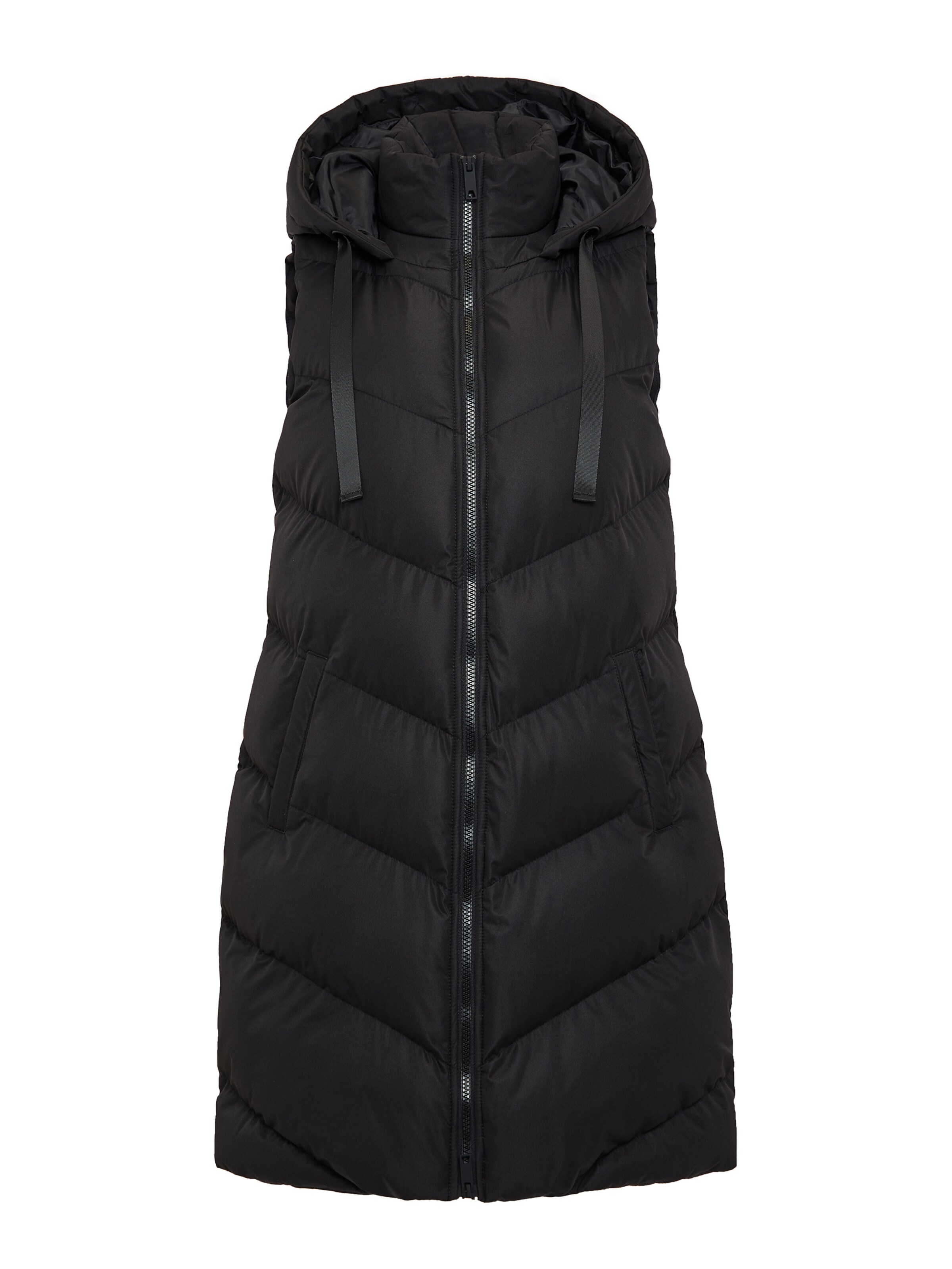 Gilet 'Vamp' Threadbare en noir : devant