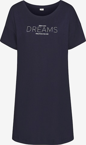 Chemise de nuit s.Oliver en bleu : devant