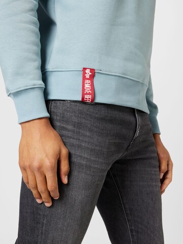 ALPHA INDUSTRIES Sweatshirt in Blue