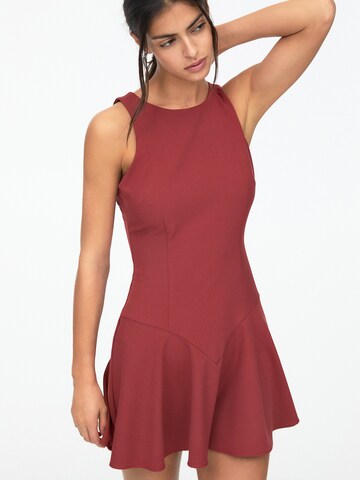 Pull&Bear Kleid in Rot