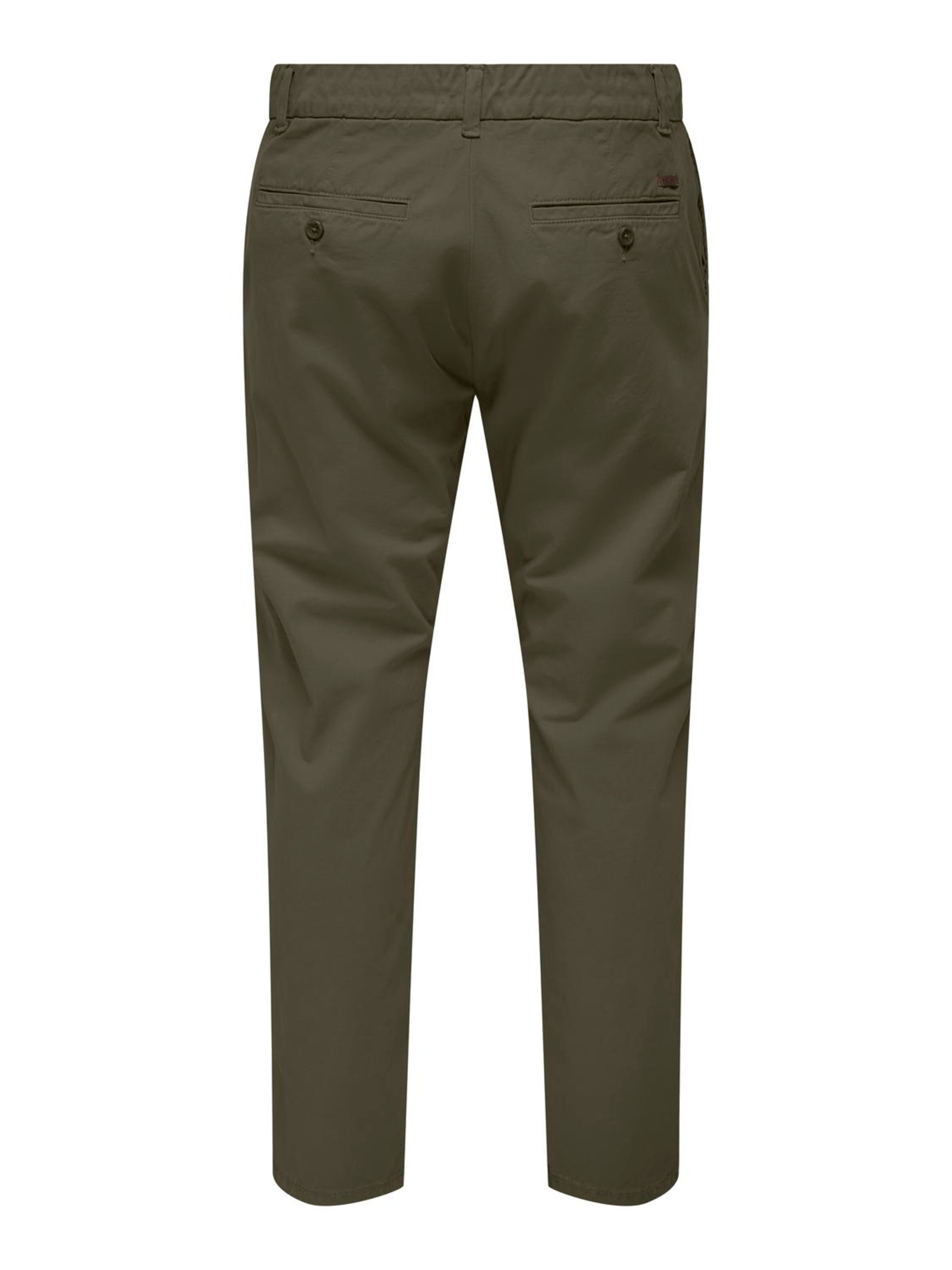 Only & Sons Обычный Брюки-чинос 'ONSFree' в Зеленый