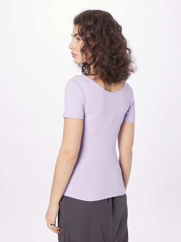 PIECES Shirt 'KITTE' in Purple