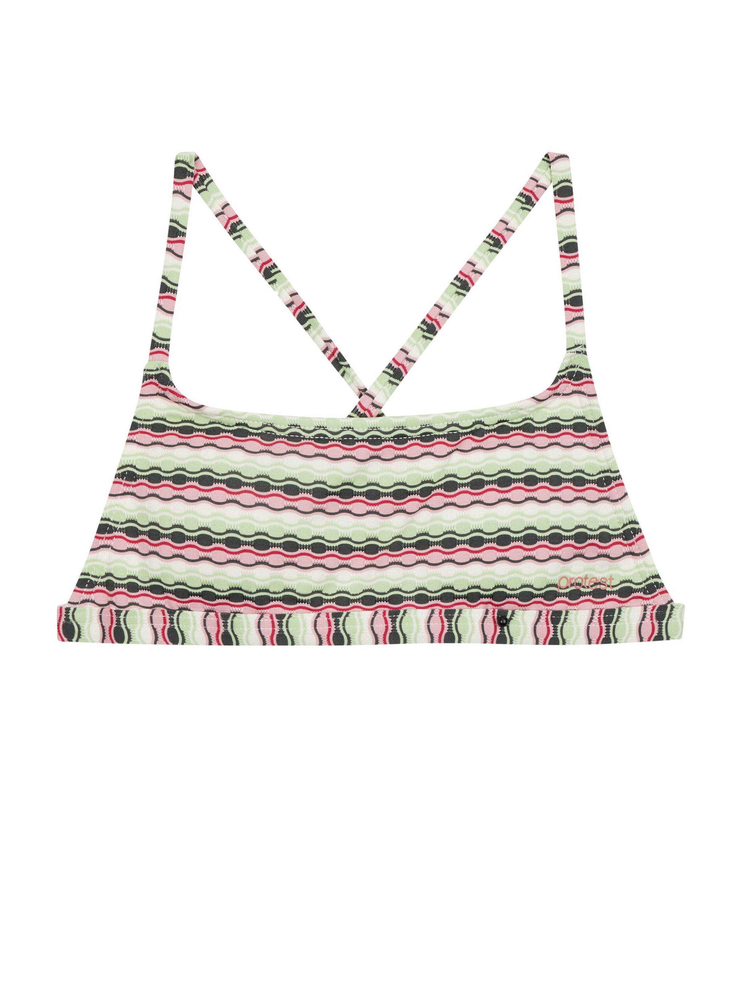PROTEST Bustier Bikini 'PRTMAE JR' in Groen