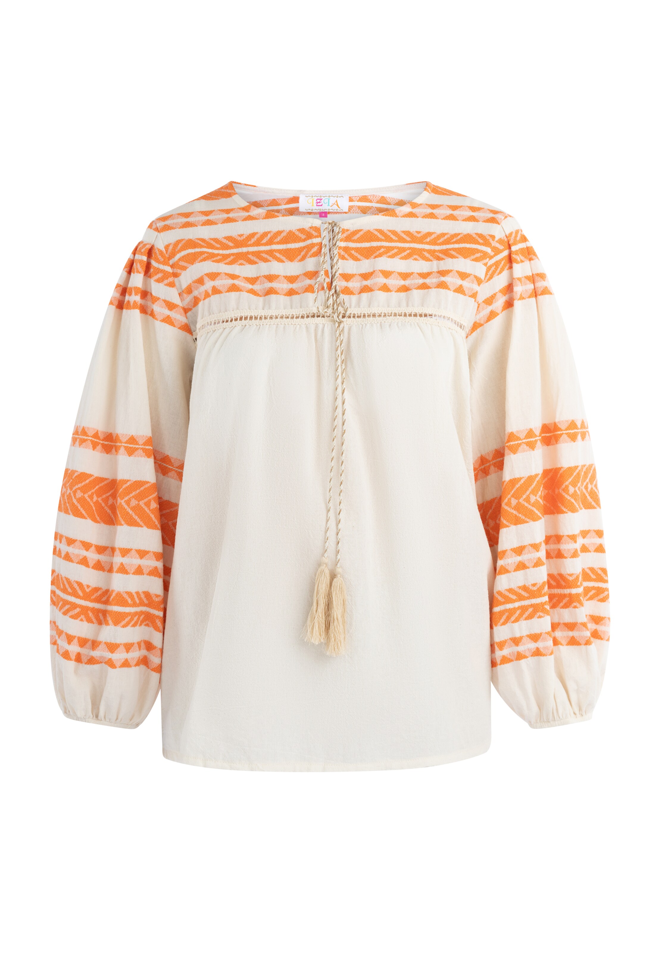 IZIA Halenka - zlatá / oranžová / přírodní bílá, Produkt