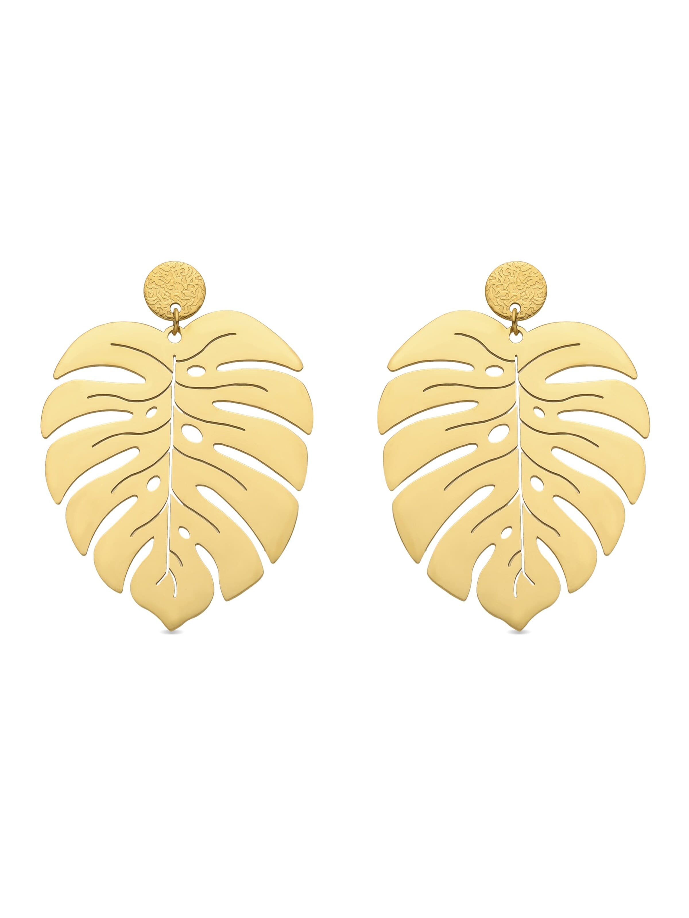 LUXBYLUX Earrings in Gold: front