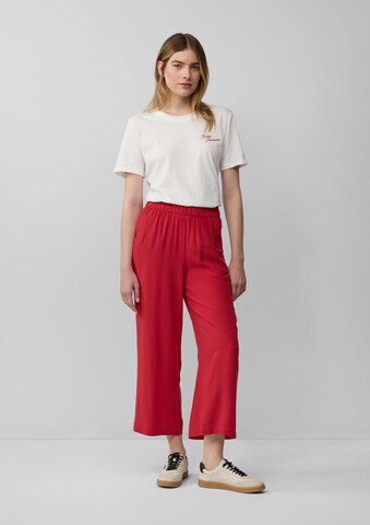 s.Oliver Wide leg Broek in Rood