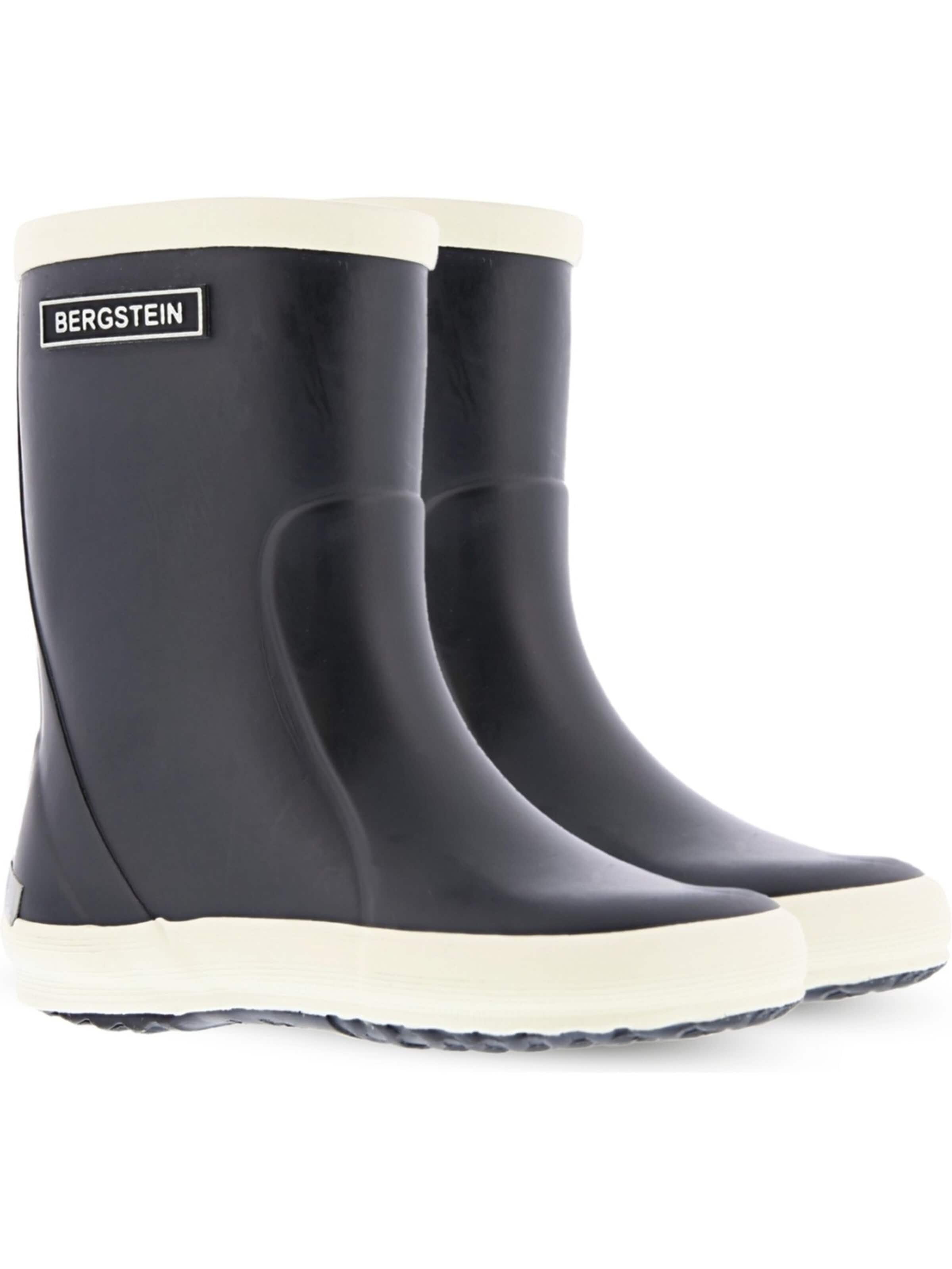 BERGSTEIN Boots 'Bergstein Rainboot Schwarz Kautschuk' in Black