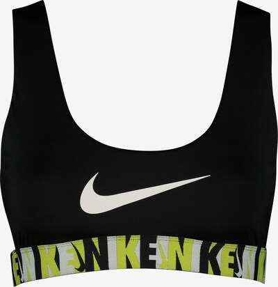 Nike Swim Hauts de bikini sport en pomme / noir / blanc, Vue avec produit