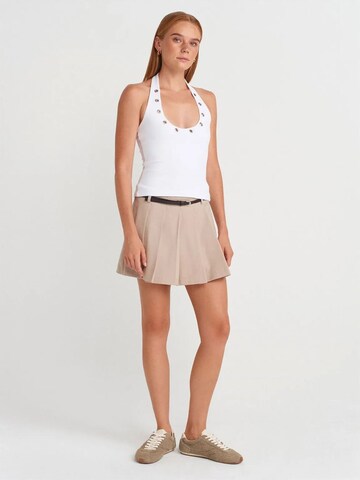 Dilvin - Blusa 'Blusen' em branco