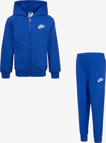 Nike Sportswear Joggingpak 'CLUB' in Blauw: voorkant