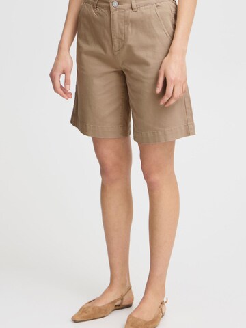 Regular Pantalon chino Fransa en beige : devant