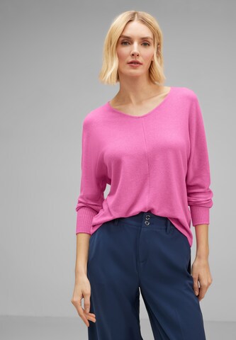 STREET ONE Shirt 'Cosy' in Pink