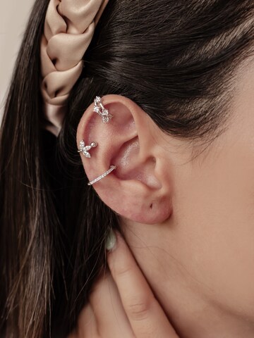 Boucles d'oreilles 'Cuff Trio' Hey Happiness en argent