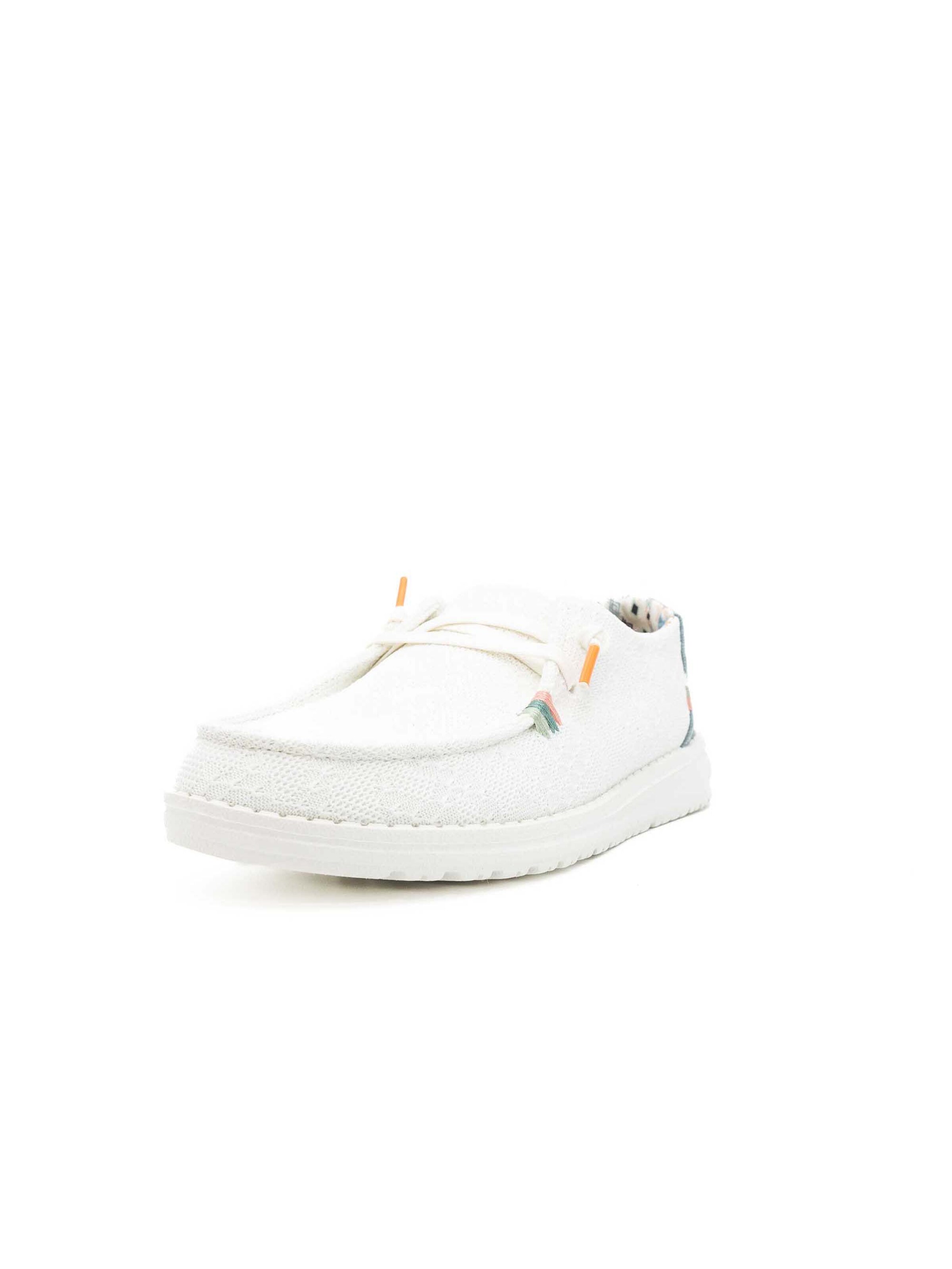 HEY DUDE Mokassin in Weiß: Vorderseite