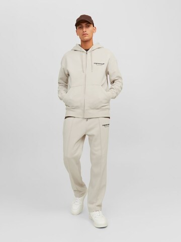 JACK & JONES regular Bukser med lægfolder 'Kane' i beige