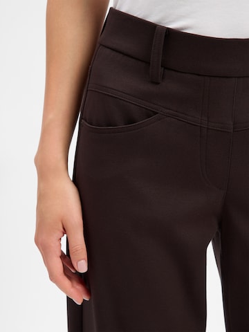 Cambio Regular Pants 'Elin' in Brown