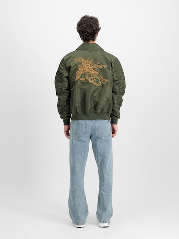 Veste mi-saison 'Flying Tigers' ALPHA INDUSTRIES en vert