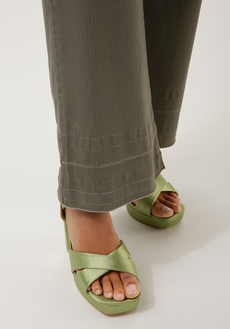 Aniston CASUAL Wide leg Jeans in Green