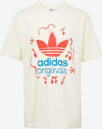 Tricou de la ADIDAS ORIGINALS pe alb: față